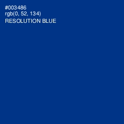 #003486 - Resolution Blue Color Image